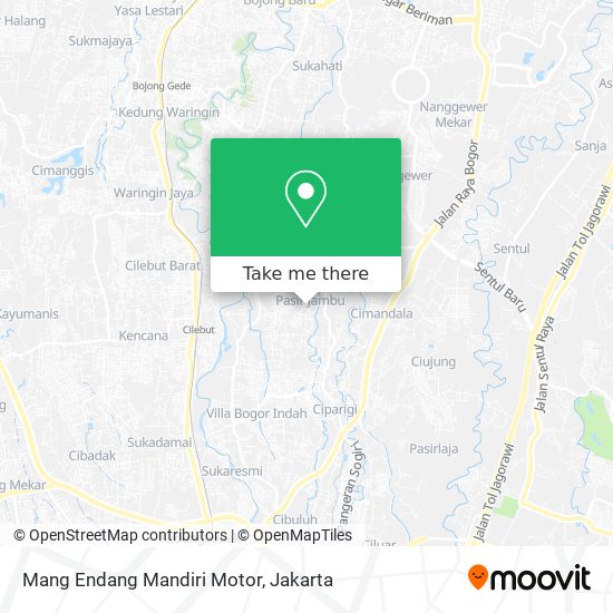 Mang Endang Mandiri Motor map