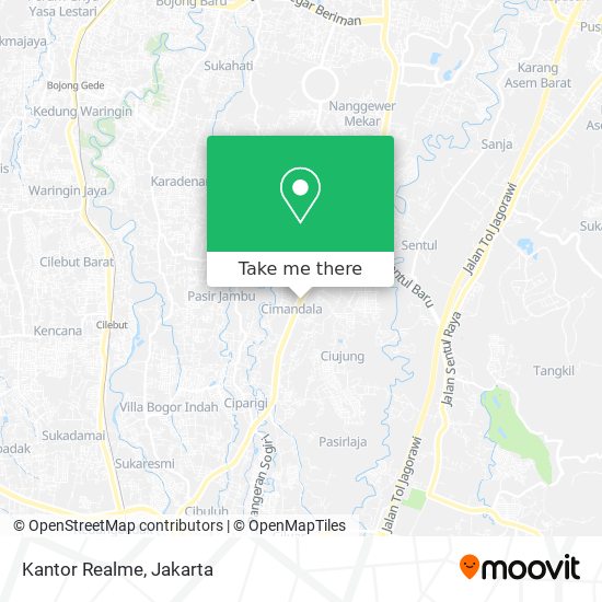 Kantor Realme map