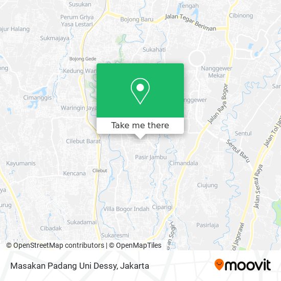 Masakan Padang Uni Dessy map