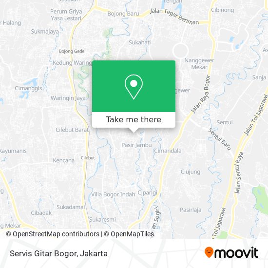 Servis Gitar Bogor map