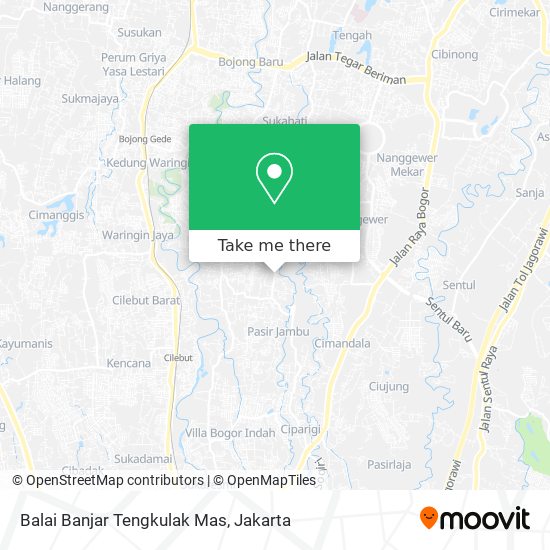 Balai Banjar Tengkulak Mas map