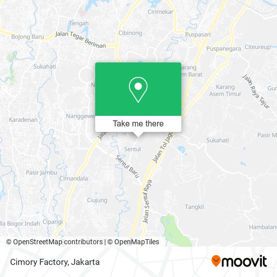 Cimory Factory map