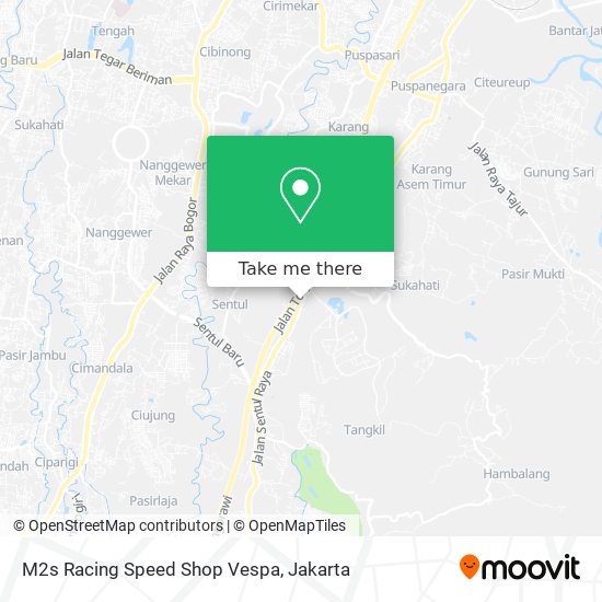 M2s Racing Speed Shop Vespa map