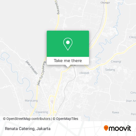 Renata Catering map