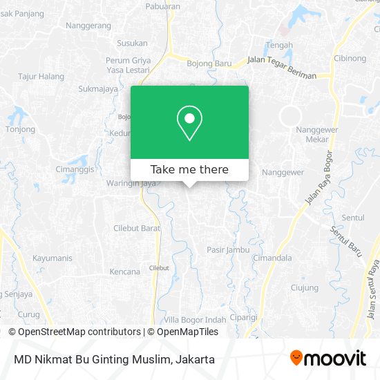 MD Nikmat Bu Ginting Muslim map