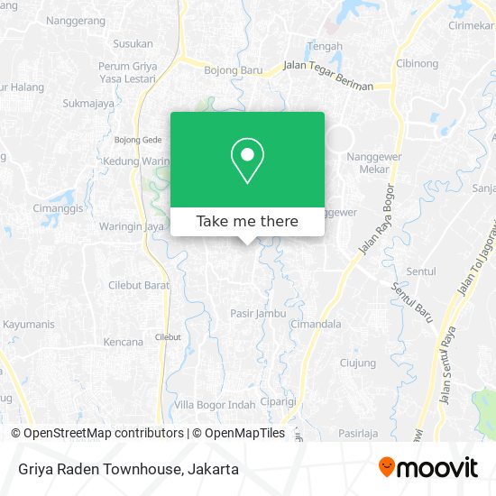 Griya Raden Townhouse map