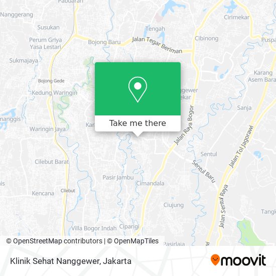 Klinik Sehat Nanggewer map