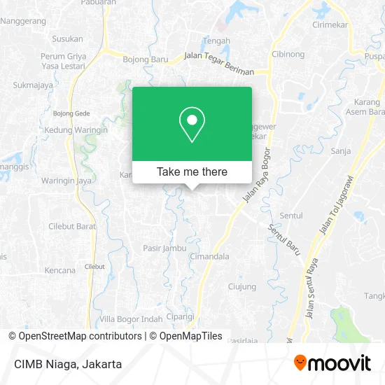 CIMB Niaga map