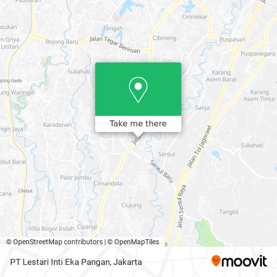 PT Lestari Inti Eka Pangan map