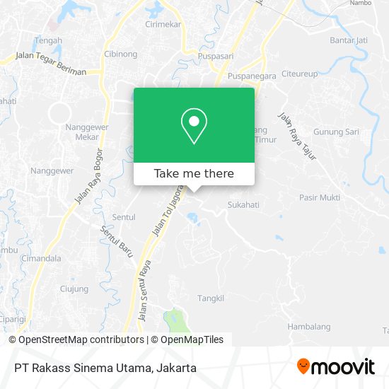 PT Rakass Sinema Utama map