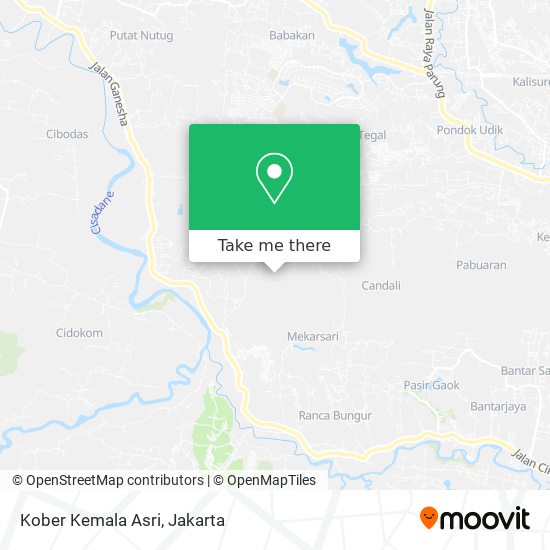 Kober Kemala Asri map