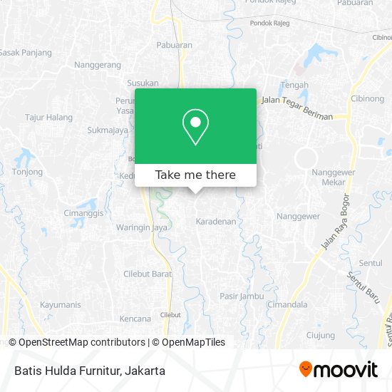 Batis Hulda Furnitur map