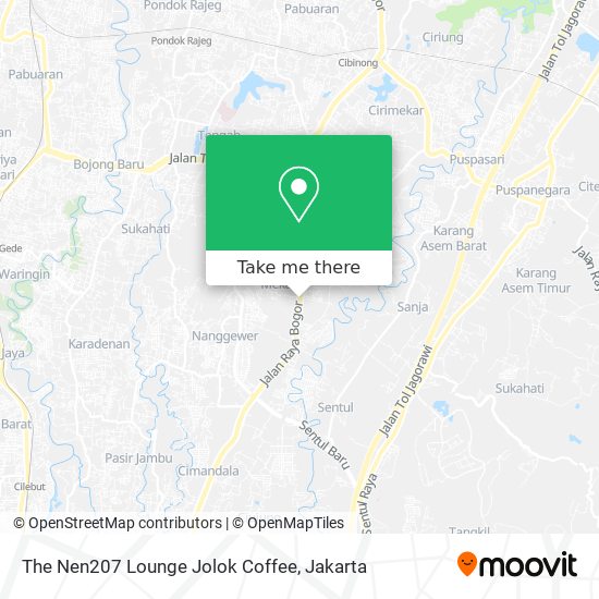 The Nen207 Lounge Jolok Coffee map