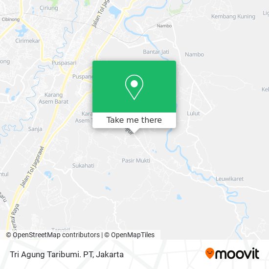 Tri Agung Taribumi. PT map