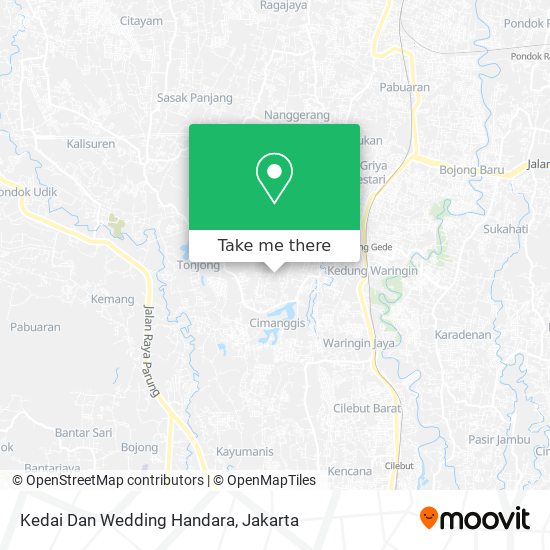 Kedai Dan Wedding Handara map