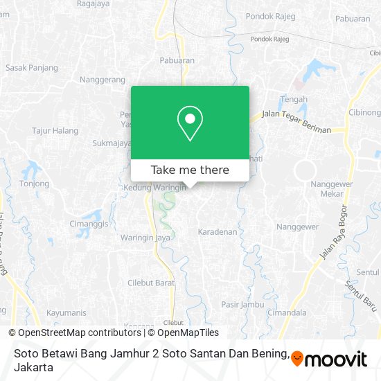 Soto Betawi Bang Jamhur 2 Soto Santan Dan Bening map