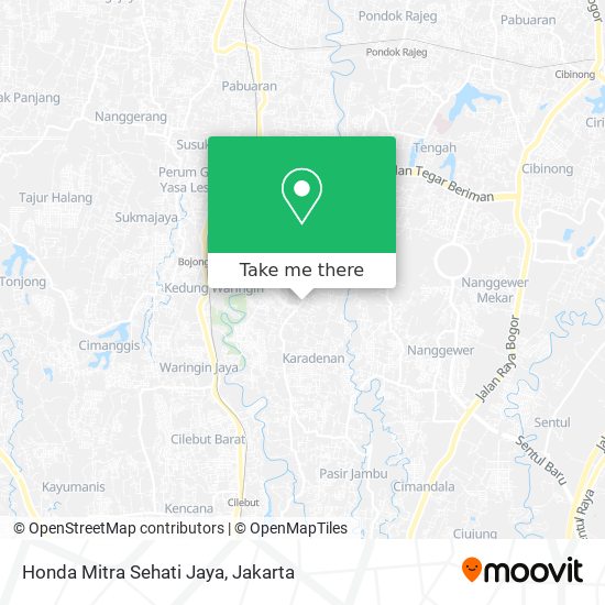 Honda Mitra Sehati Jaya map