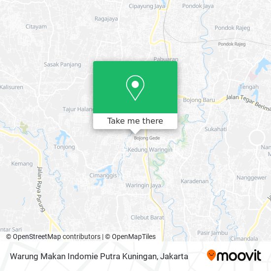 Warung Makan Indomie Putra Kuningan map