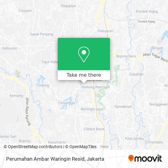 Perumahan Ambar Waringin Resid map