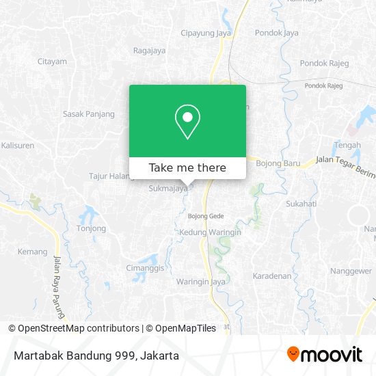 Martabak Bandung 999 map