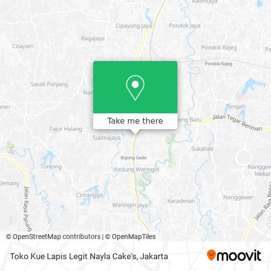 Toko Kue Lapis Legit Nayla Cake's map