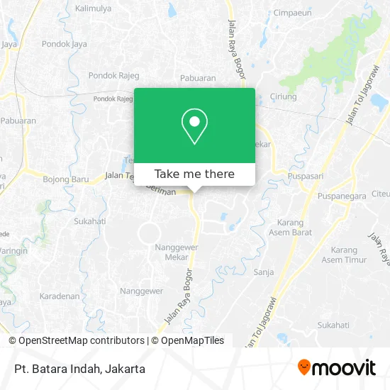 Pt. Batara Indah map