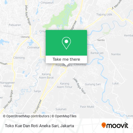 Toko Kue Dan Roti Aneka Sari map