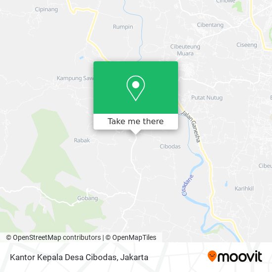 Kantor Kepala Desa Cibodas map