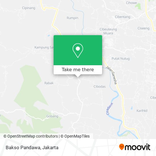 Bakso Pandawa map