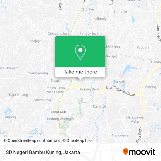 SD Negeri Bambu Kuning map