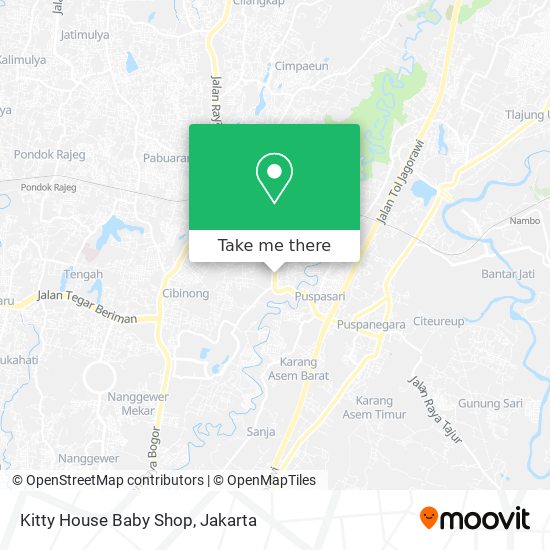 Kitty House Baby Shop map