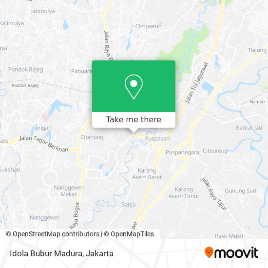 Idola Bubur Madura map