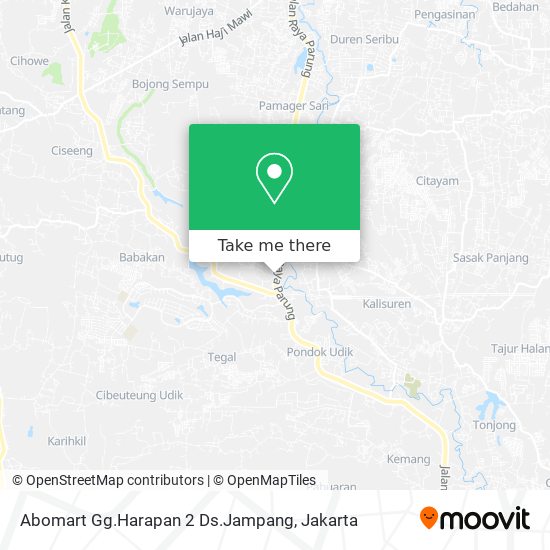 Abomart Gg.Harapan 2 Ds.Jampang map