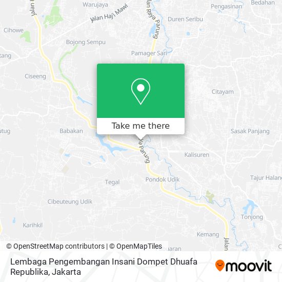 Lembaga Pengembangan Insani Dompet Dhuafa Republika map