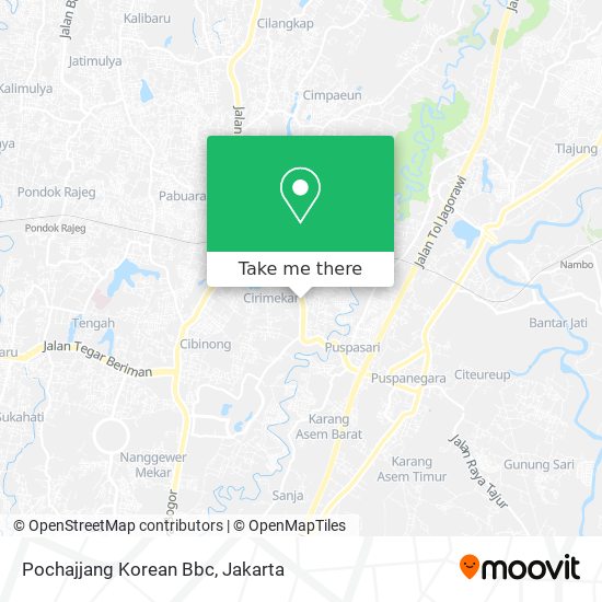 Pochajjang Korean Bbc map