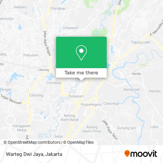 Warteg Dwi Jaya map