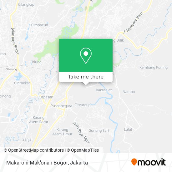 Makaroni Mak'onah Bogor map