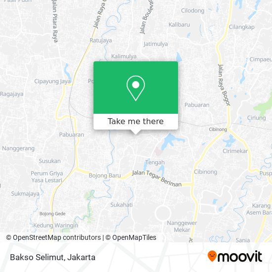 Bakso Selimut map