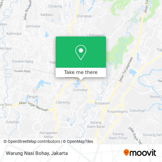 Warung Nasi Bohay map