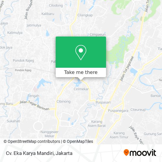 Cv. Eka Karya Mandiri map