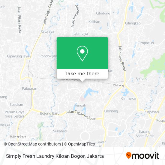 Simply Fresh Laundry Kiloan Bogor map