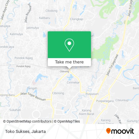 Toko Sukses map