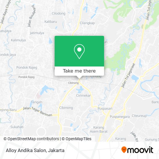 Alloy Andika Salon map