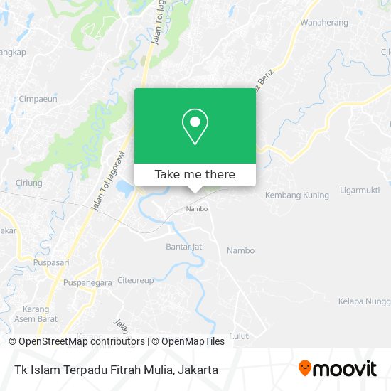 Tk Islam Terpadu Fitrah Mulia map