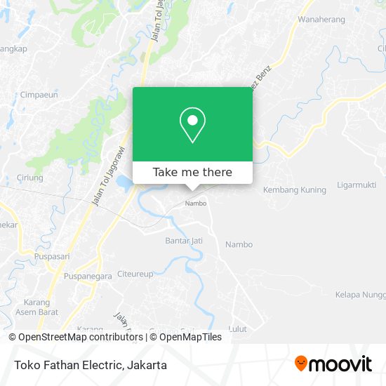 Toko Fathan Electric map