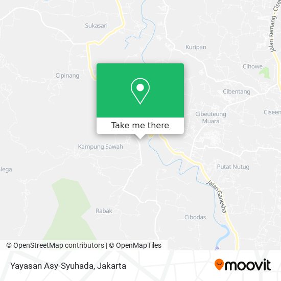 Yayasan Asy-Syuhada map