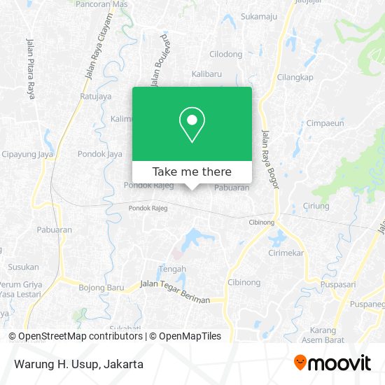 Warung H. Usup map