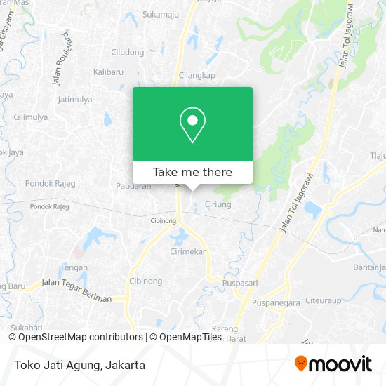 Toko Jati Agung map