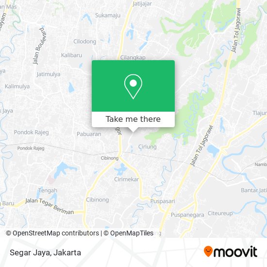Segar Jaya map