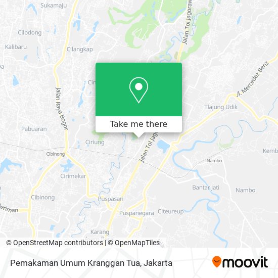 Pemakaman Umum Kranggan Tua map